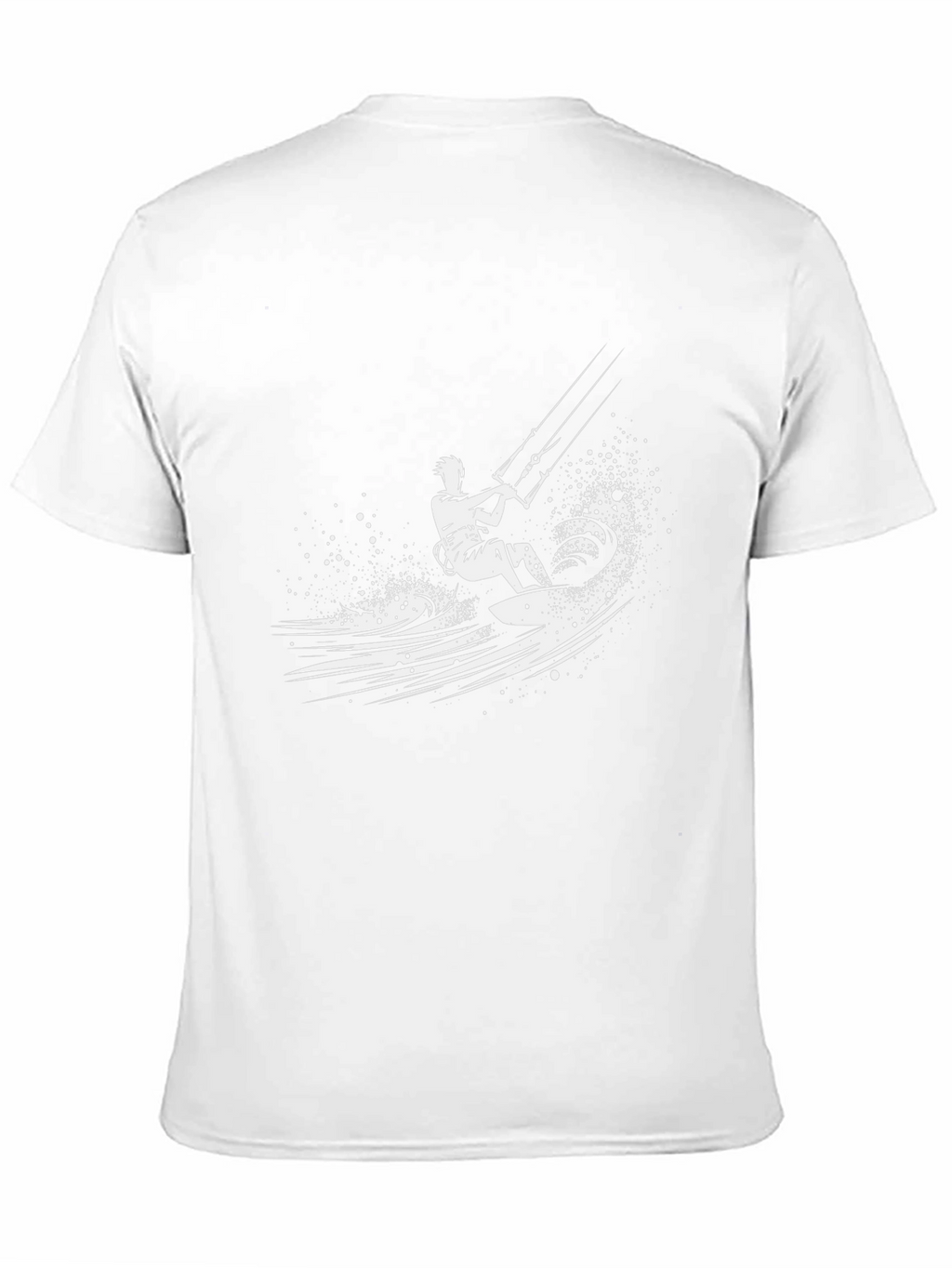 Kitesurfing Graphic Tee - Mens Black T-Shirt
