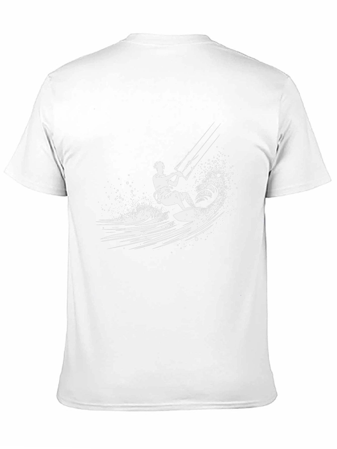 Kitesurfing Graphic Tee - Mens Black T-Shirt