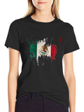 Mexican Flag Splatter T-Shirt
