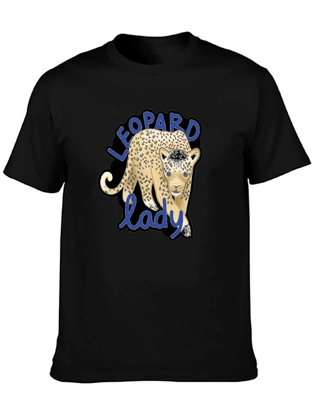 Leopard Lady Graphic Tee - Stylish Casual Wear