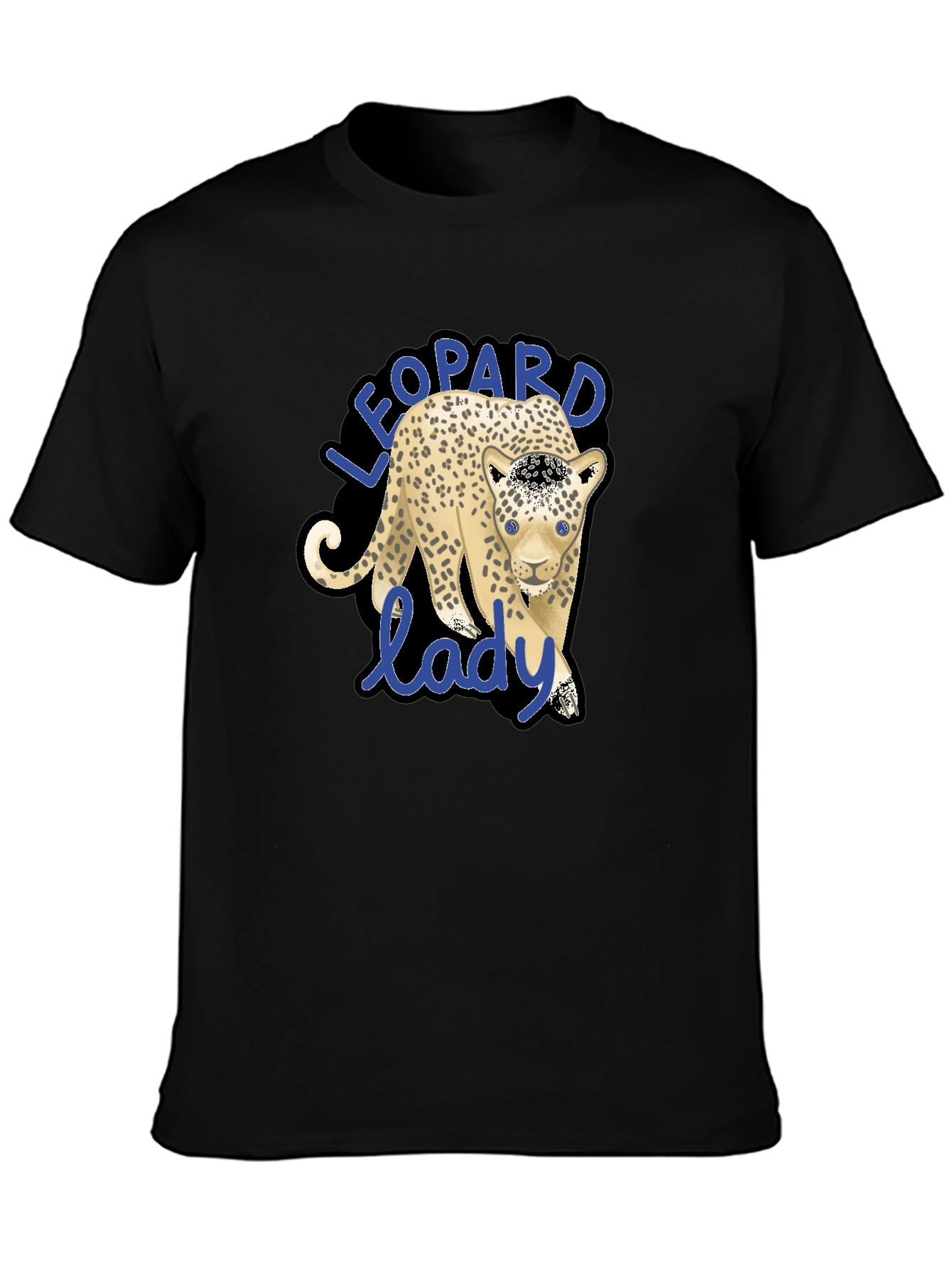 Leopard Lady Graphic Tee - Stylish Casual Wear