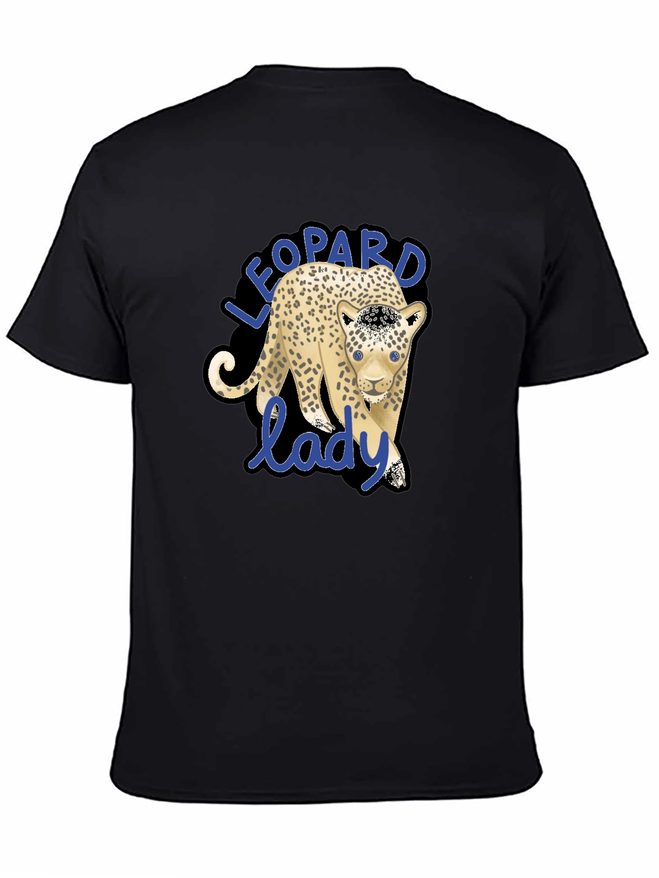 Leopard Lady Graphic Tee - Stylish Casual Wear