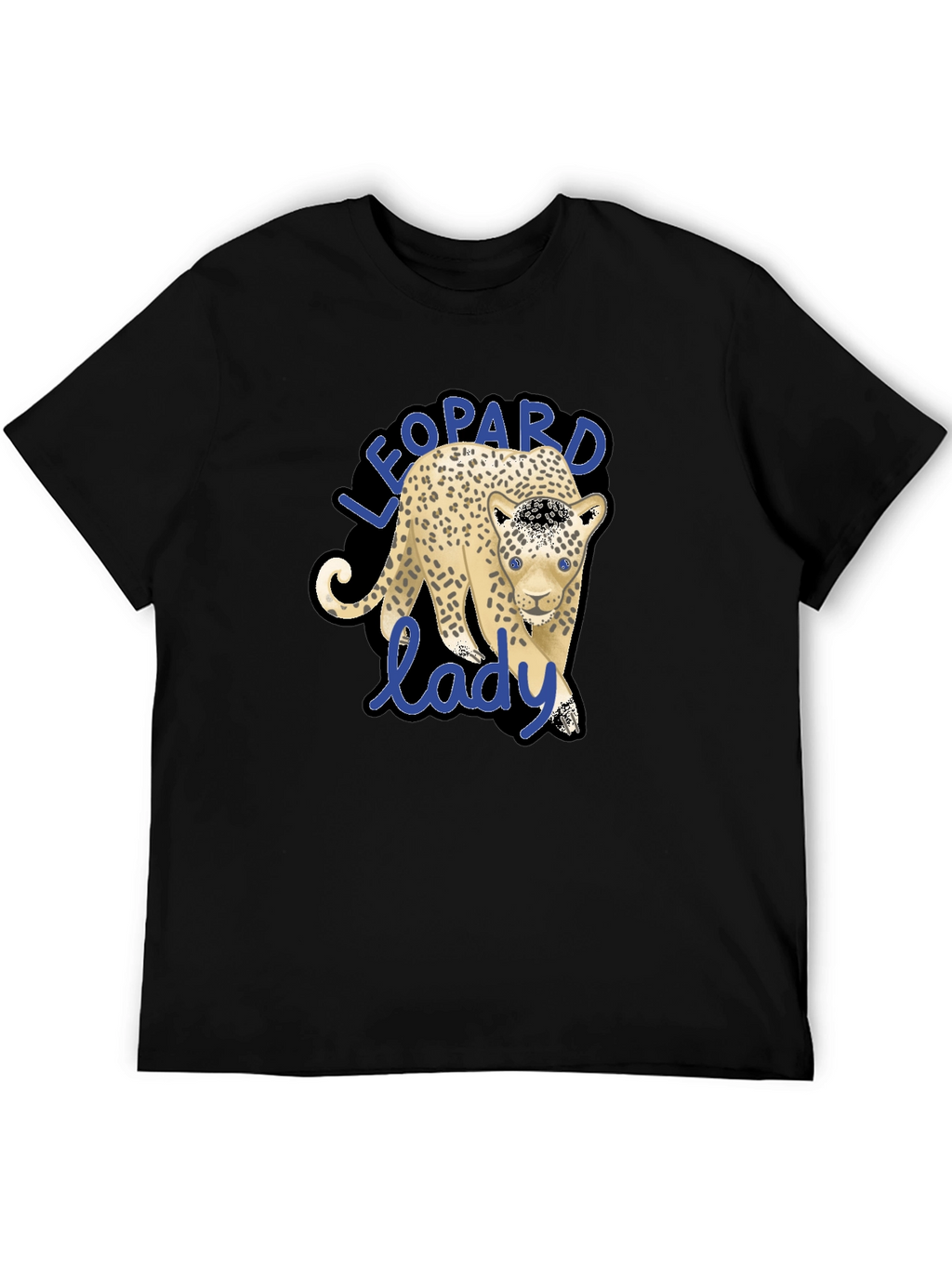 Leopard Lady Graphic Tee - Stylish Casual Wear