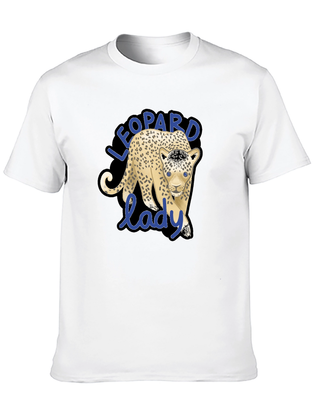 Leopard Lady Graphic Tee - Stylish Casual Wear