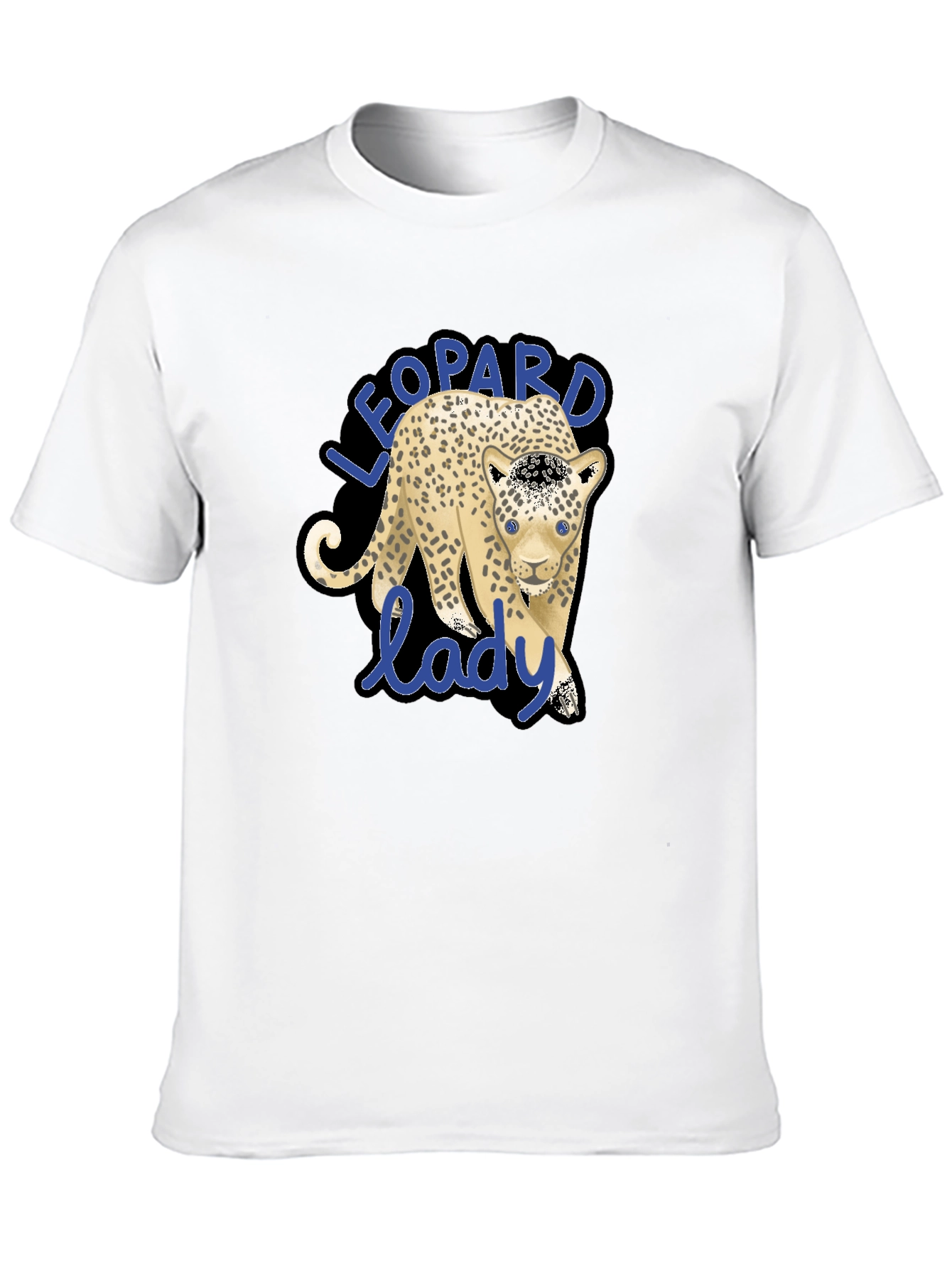 Leopard Lady Graphic Tee - Stylish Casual Wear