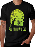 All Hallows Eve Graphic T-Shirt - Halloween Tee