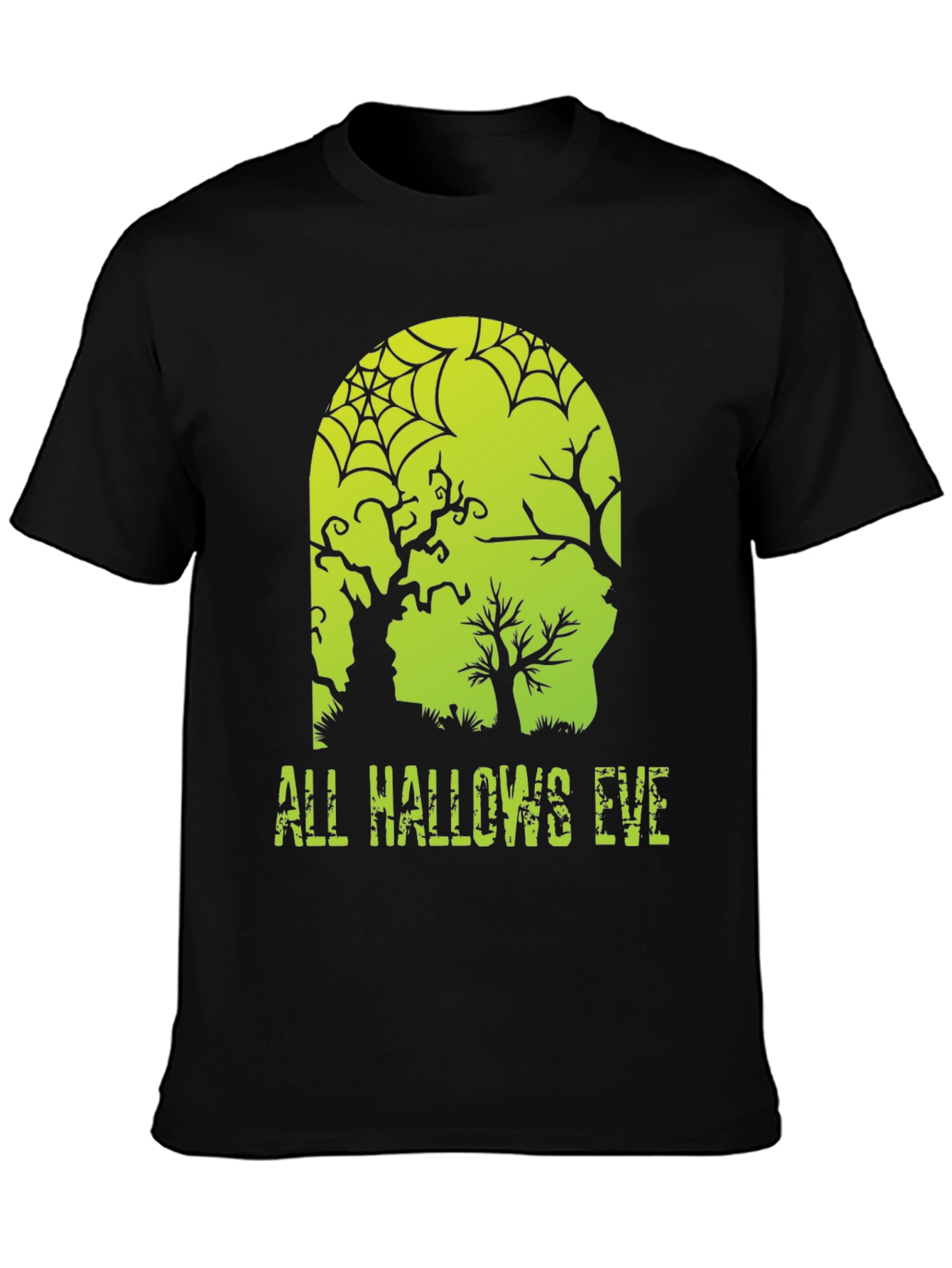 All Hallows Eve Graphic T-Shirt - Halloween Tee