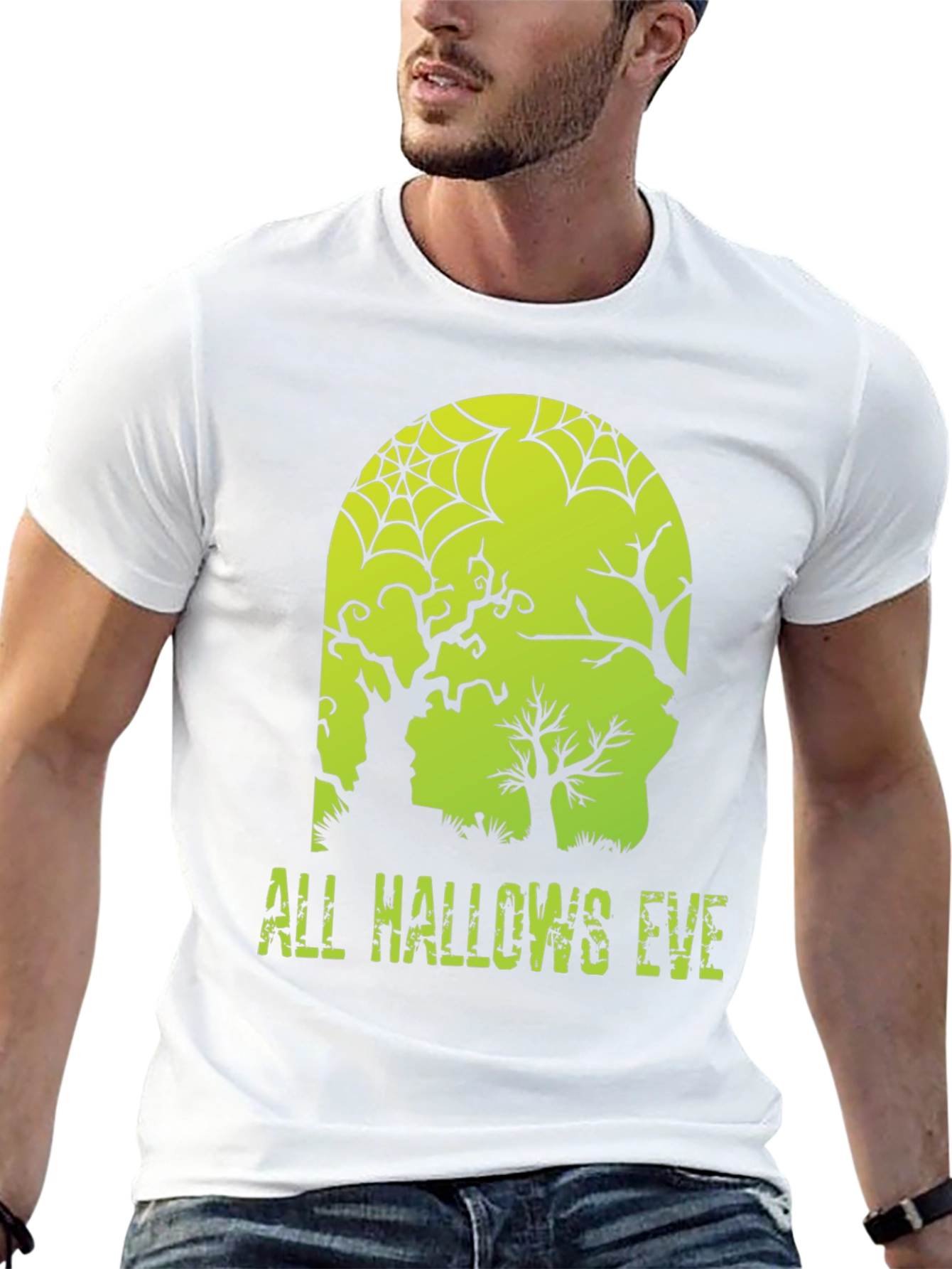 All Hallows Eve Graphic T-Shirt - Halloween Tee