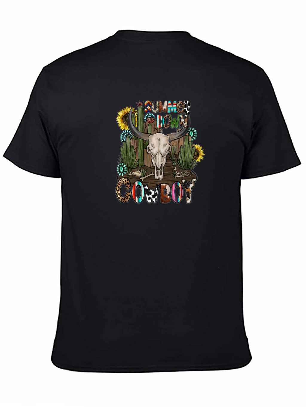 Summer Down Cowboy Graphic T-Shirt