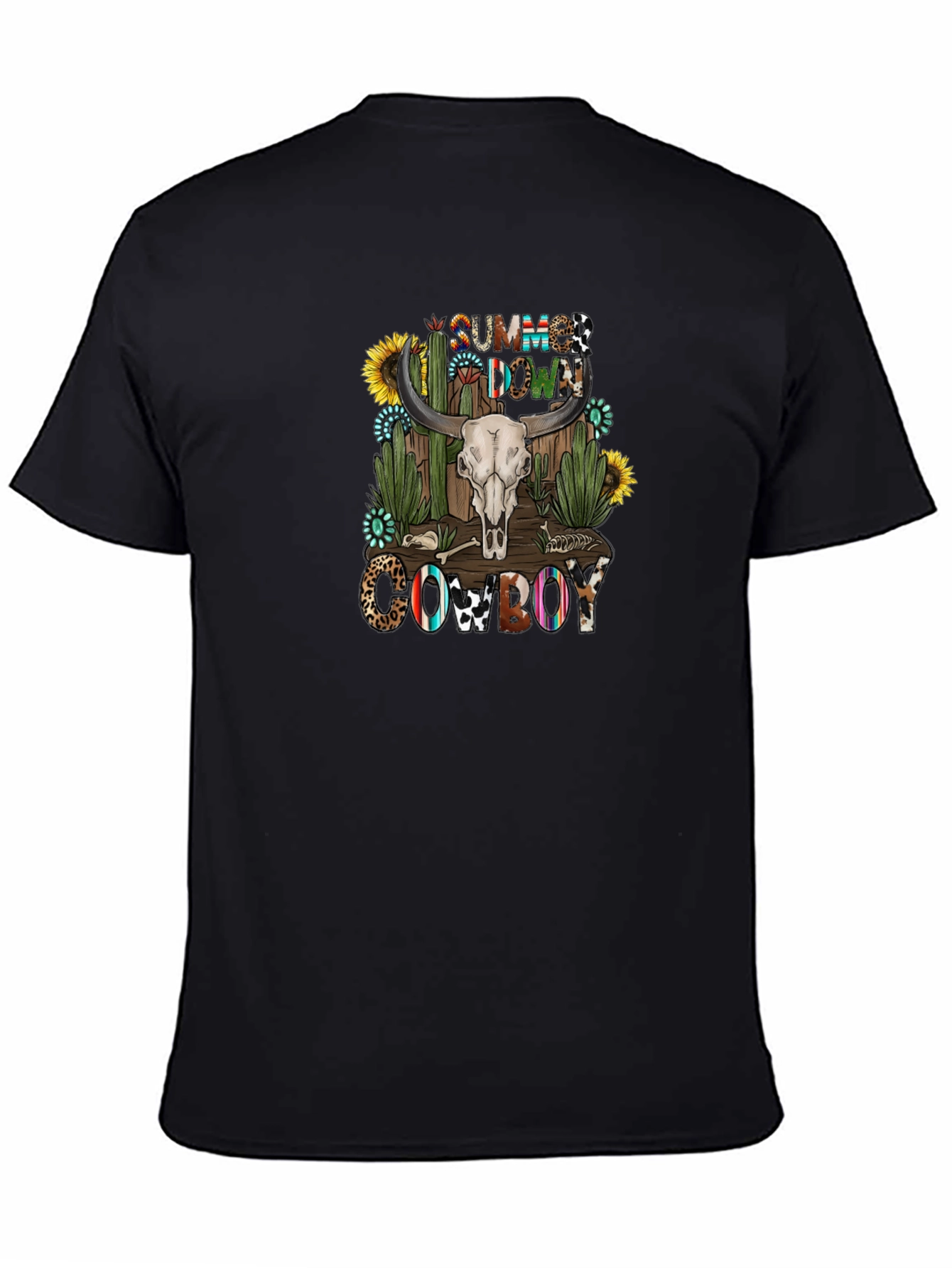 Summer Down Cowboy Graphic T-Shirt