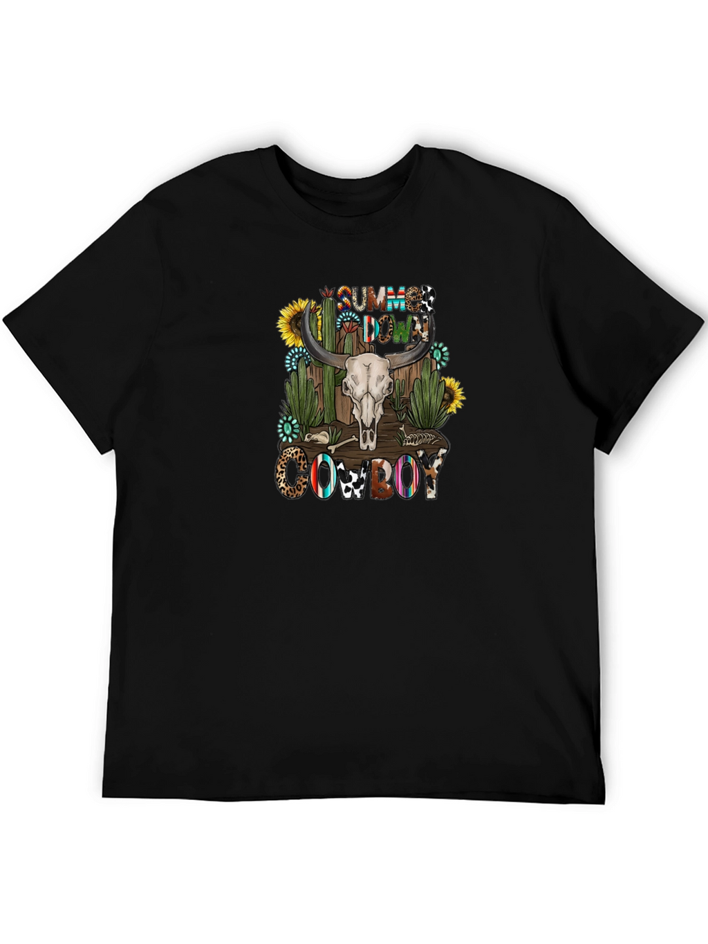 Summer Down Cowboy Graphic T-Shirt