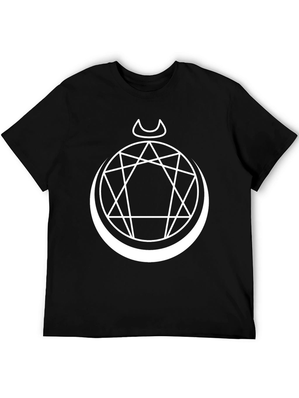 Occult Moon Phase Graphic T-Shirt