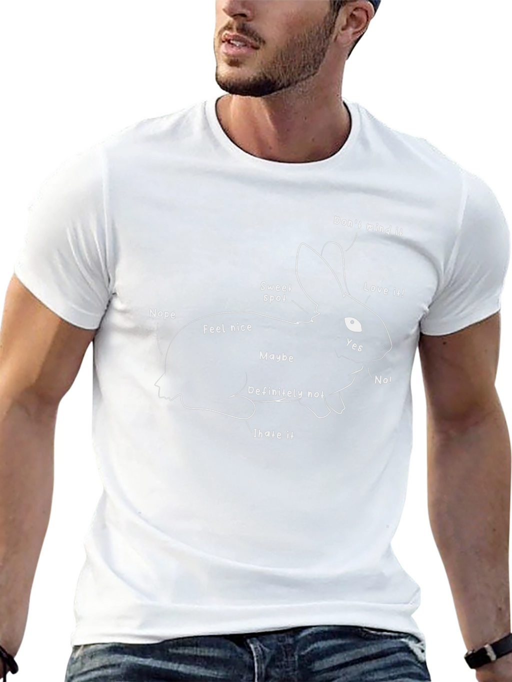 Rabbit Anatomy Funny T-Shirt