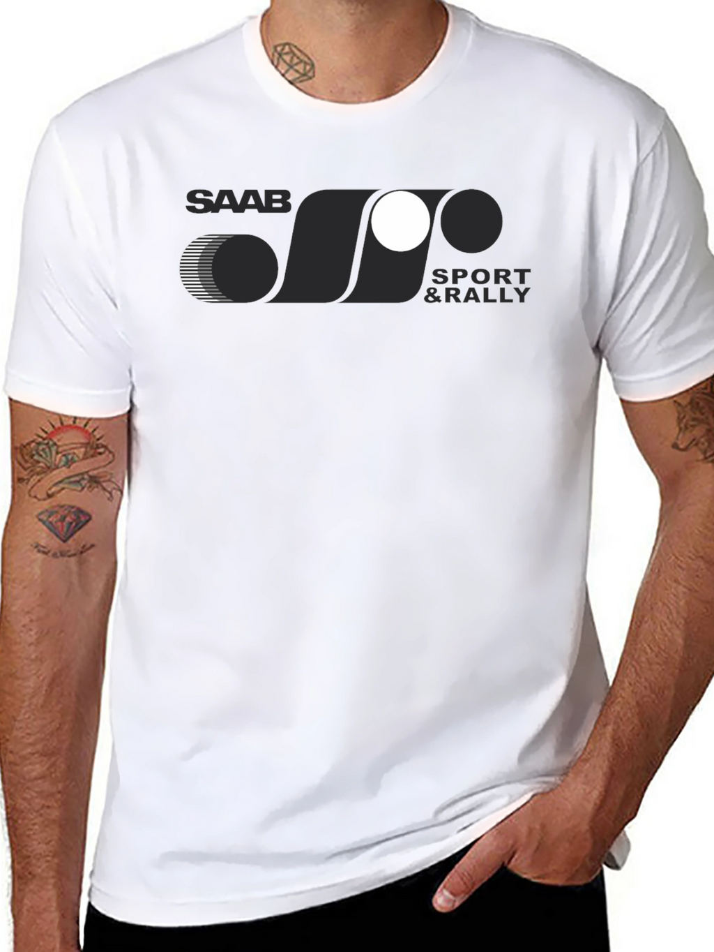 Saab Sport & Rally Graphic T-Shirt