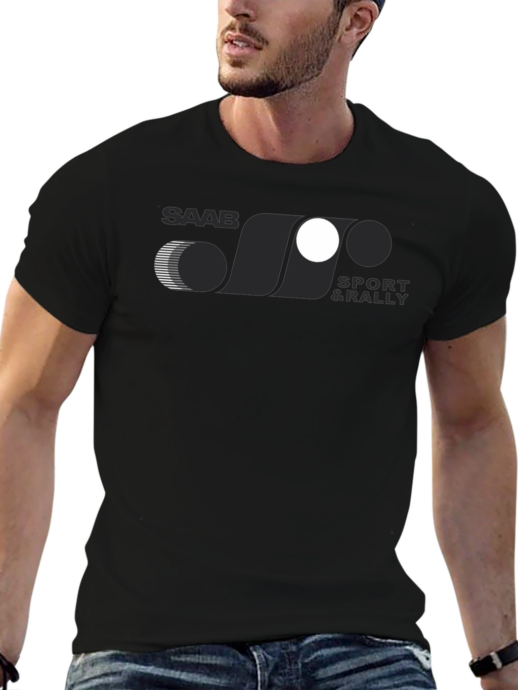 Saab Sport & Rally Graphic T-Shirt