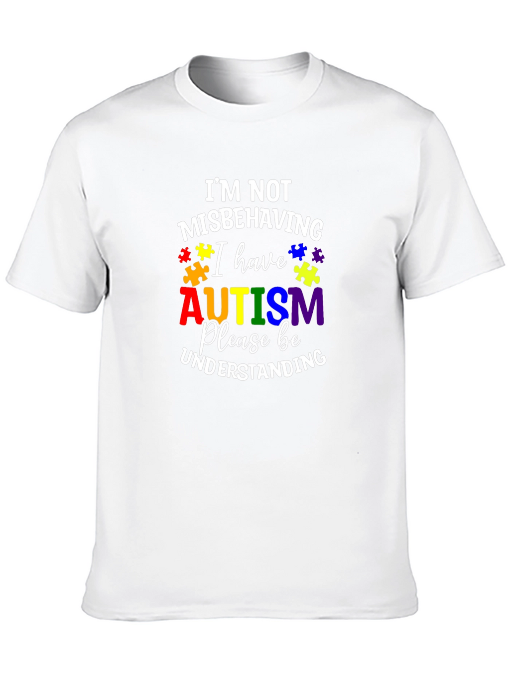 Autism Awareness T-Shirt: Im Not Misbehaving