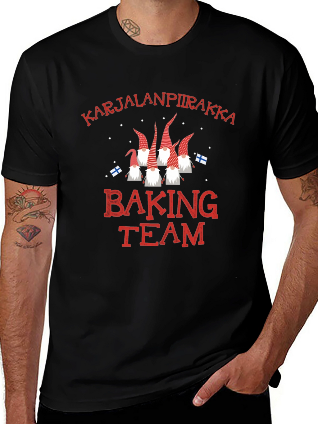 Karjalanpiirakka Baking Team T-Shirt