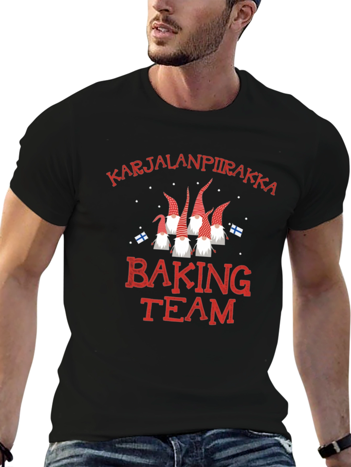Karjalanpiirakka Baking Team T-Shirt