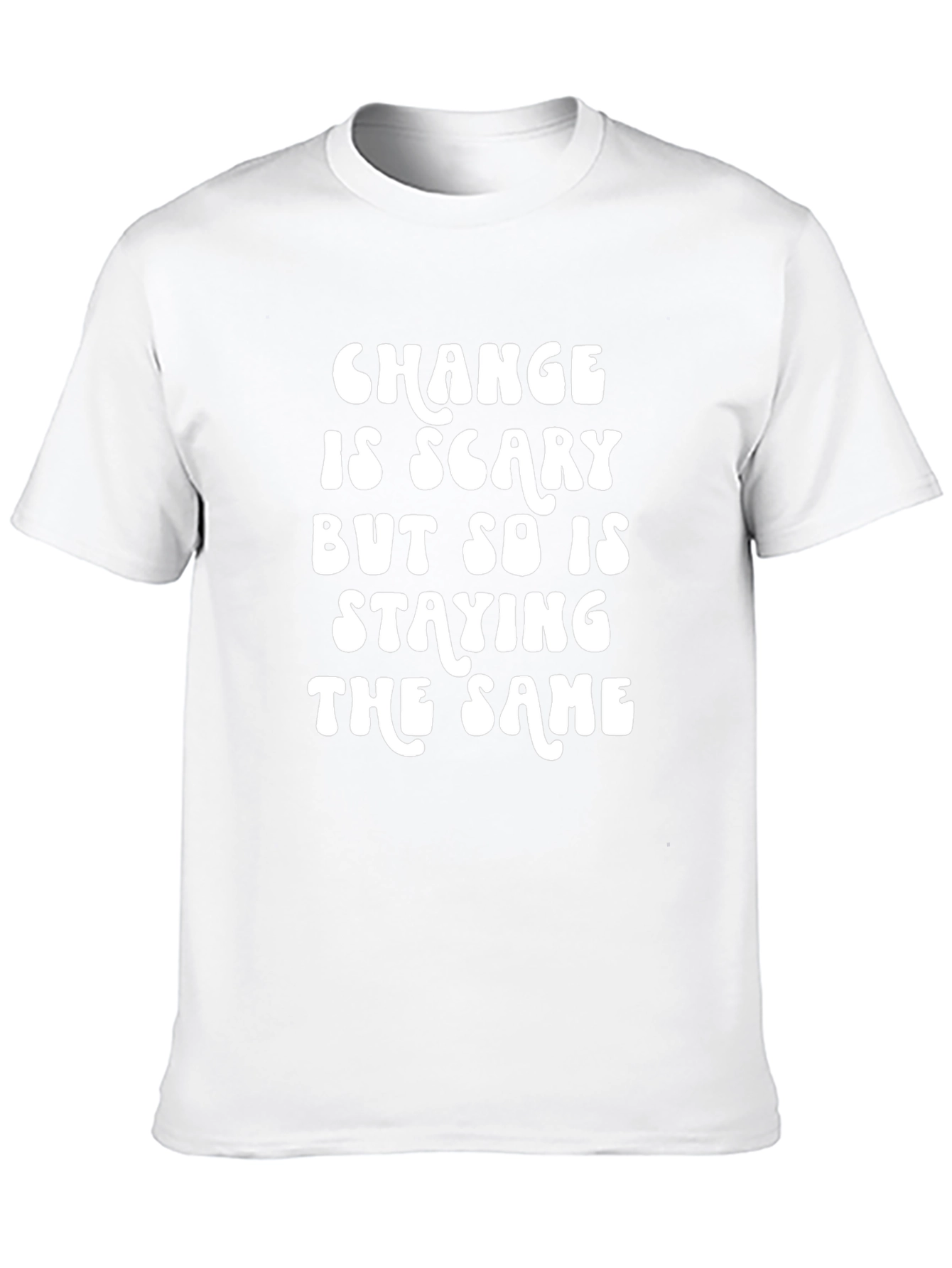 Change Is Scary Graphic T-Shirt - Black