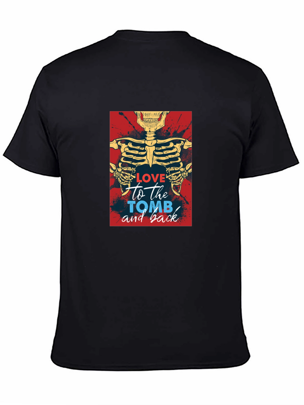 Love To The Tomb Skeleton Graphic Tee