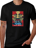 Love To The Tomb Skeleton Graphic Tee