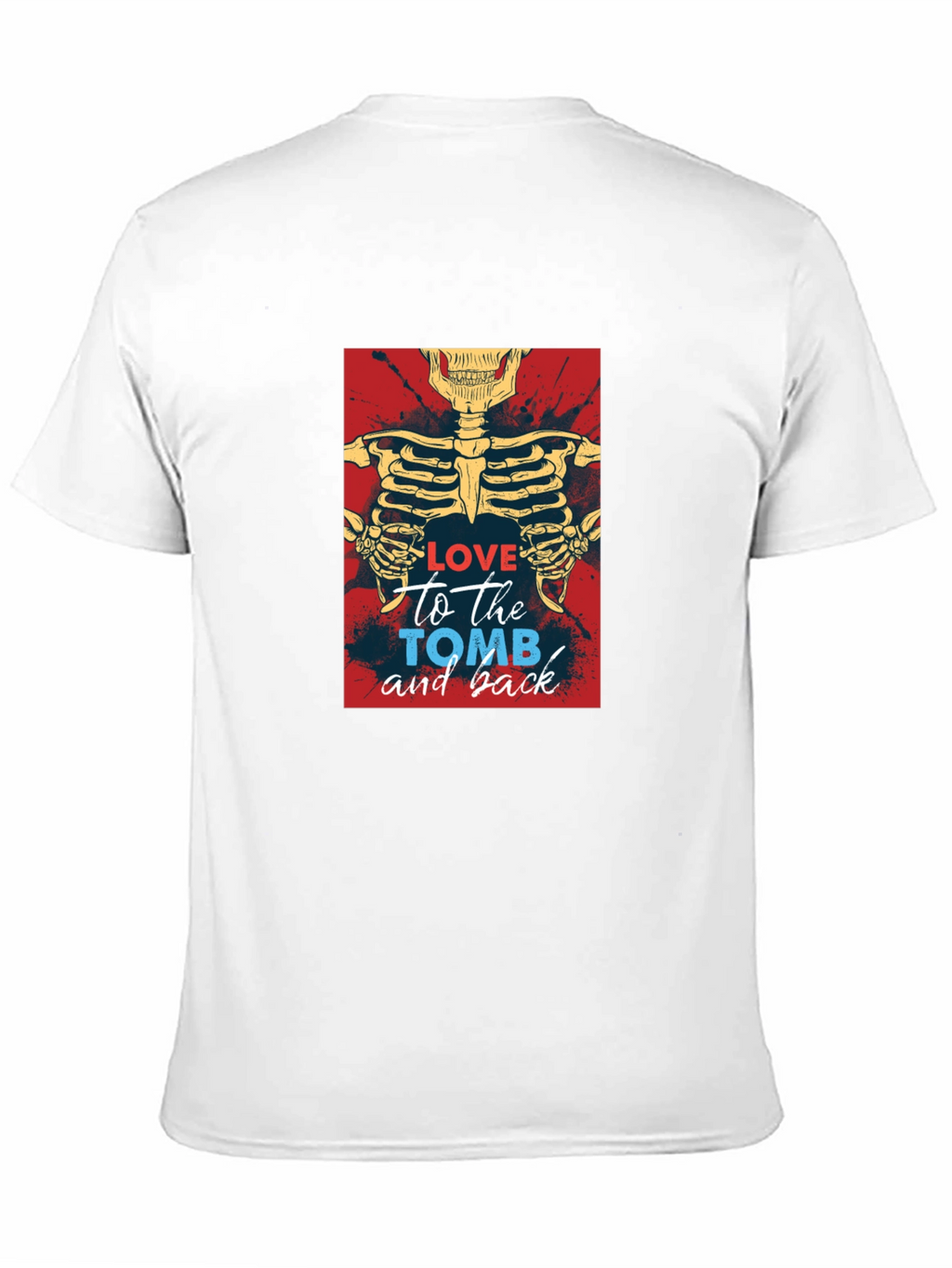 Love To The Tomb Skeleton Graphic Tee