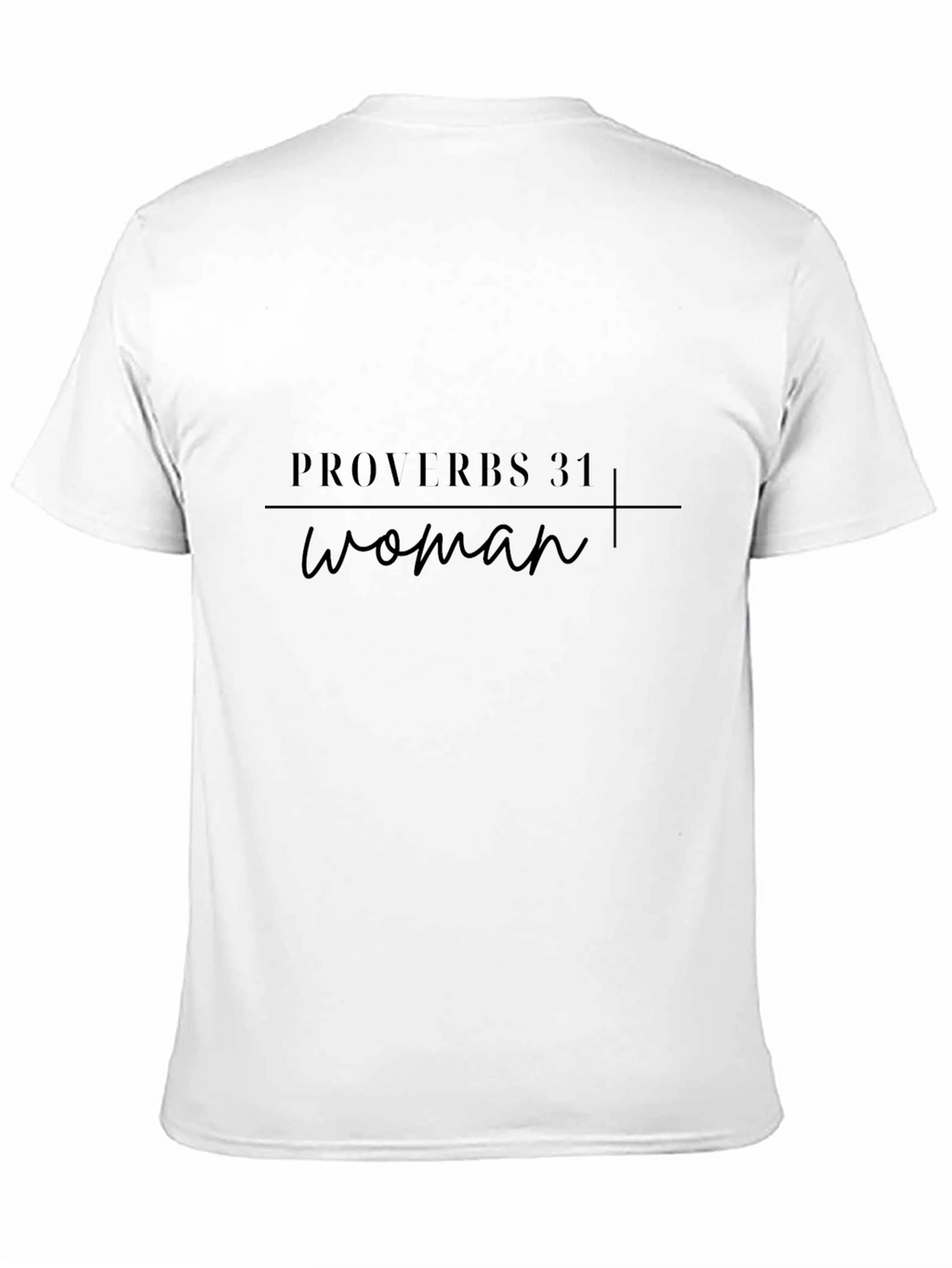Proverbs 31 Woman Black Graphic Tee