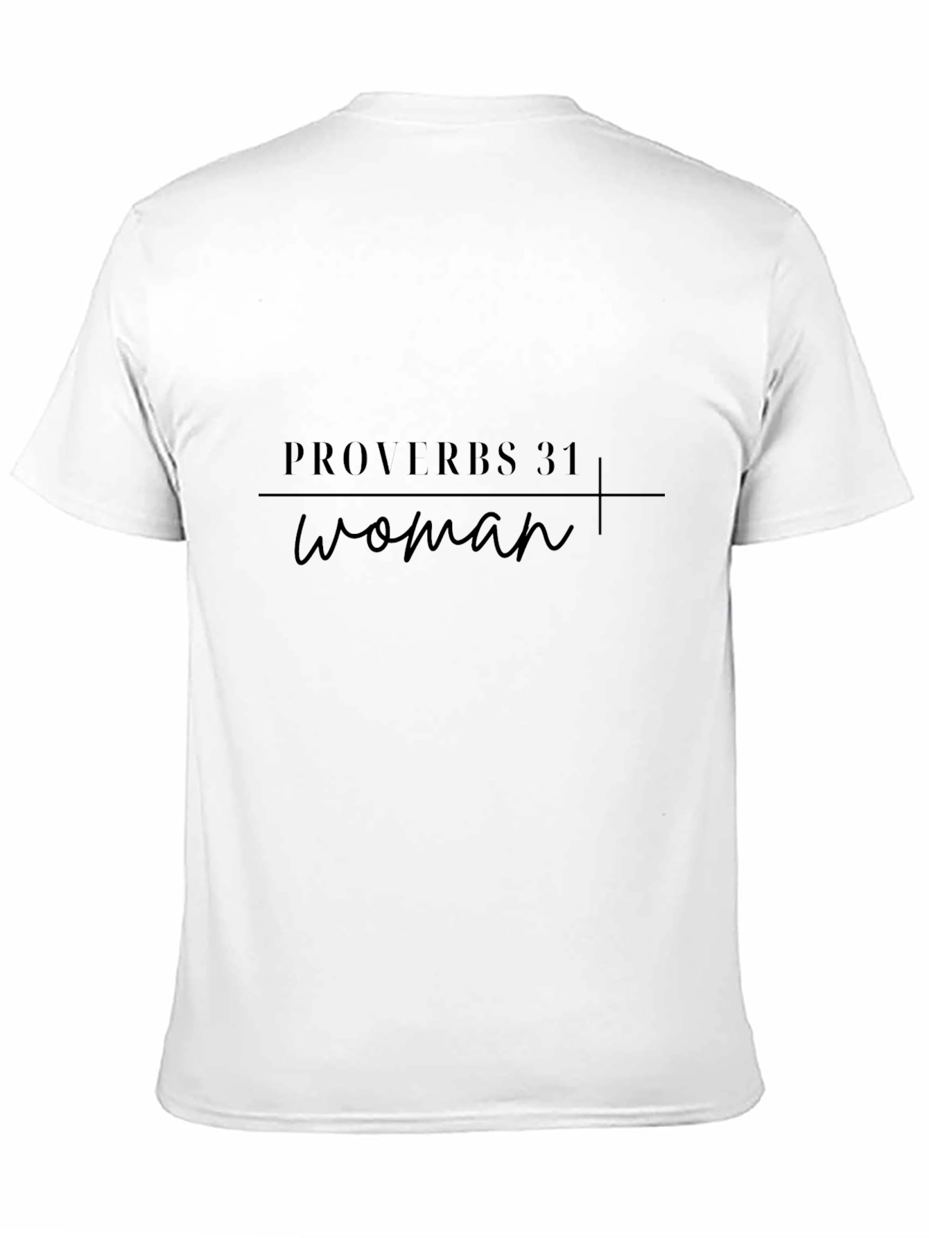 Proverbs 31 Woman Black Graphic Tee