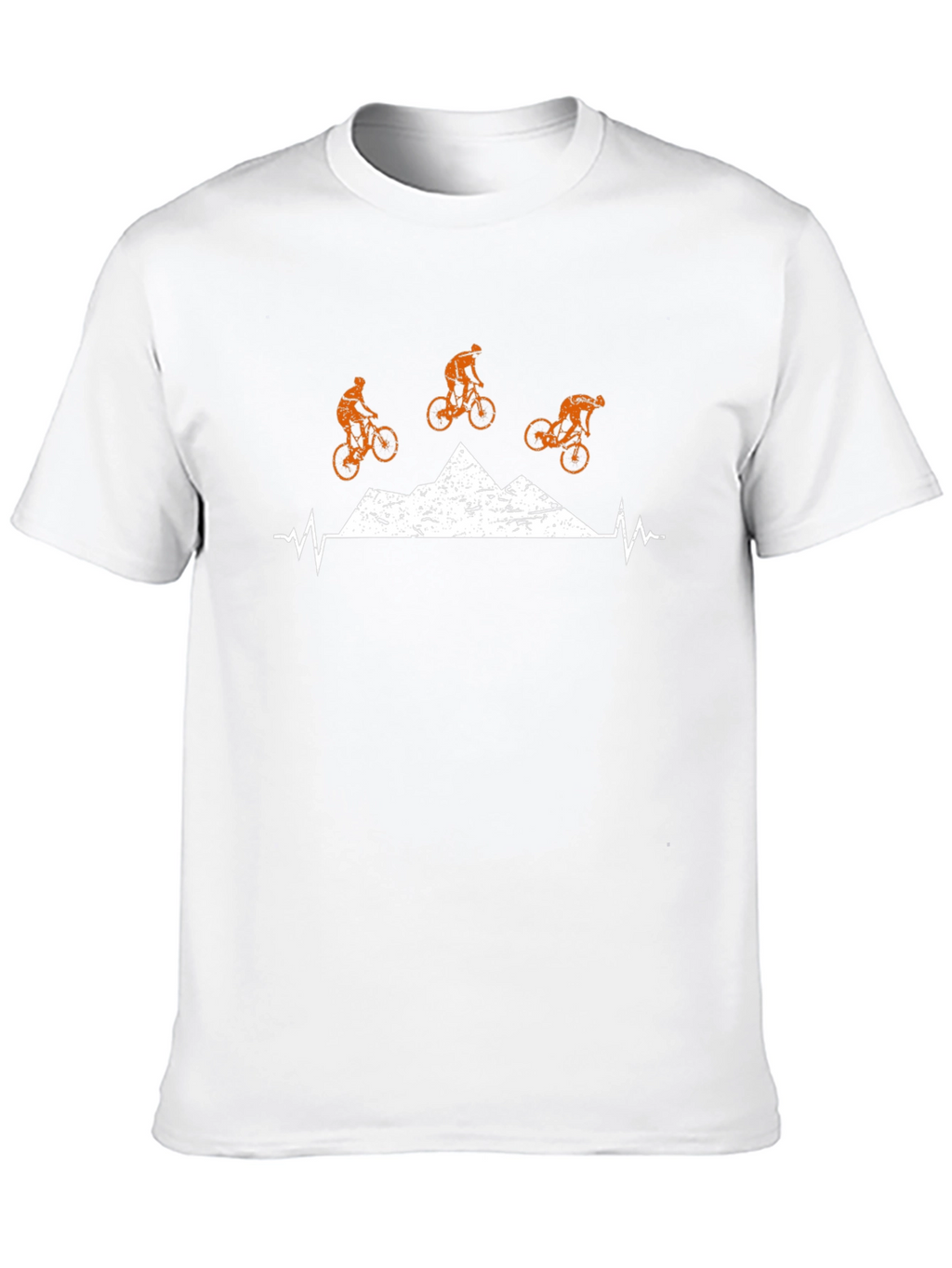 Mountain Biker Heartbeat Tee