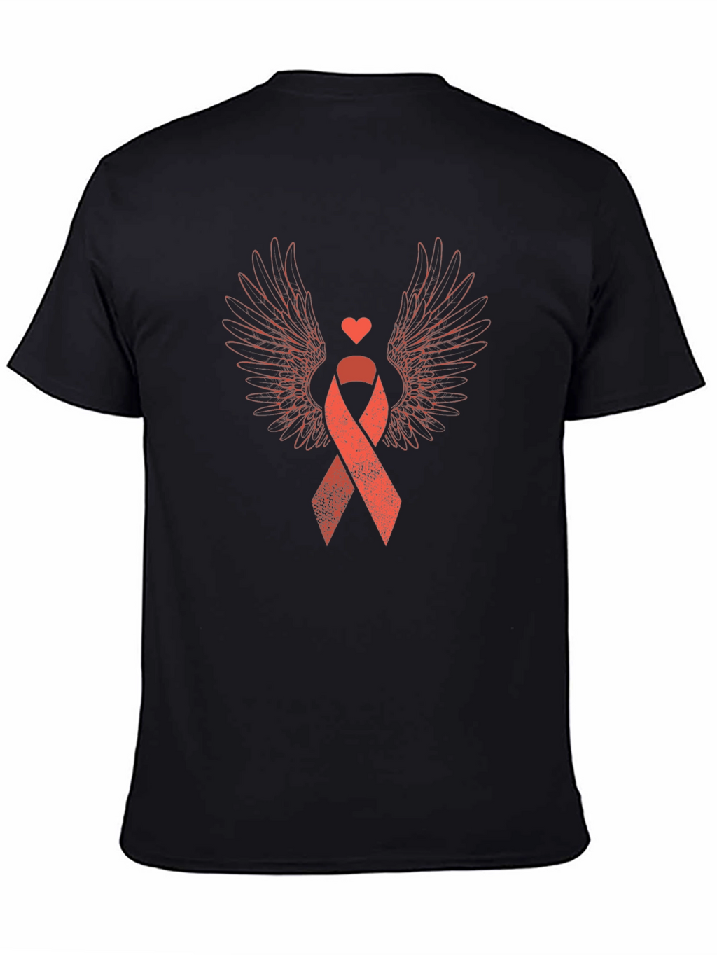 Heart & Wings Awareness Ribbon Graphic Tee
