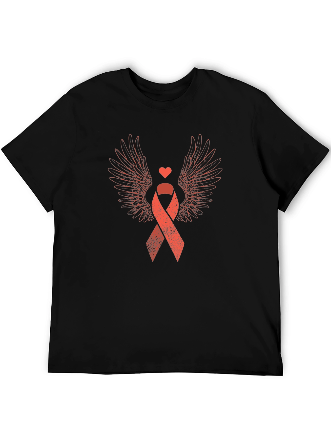 Heart & Wings Awareness Ribbon Graphic Tee