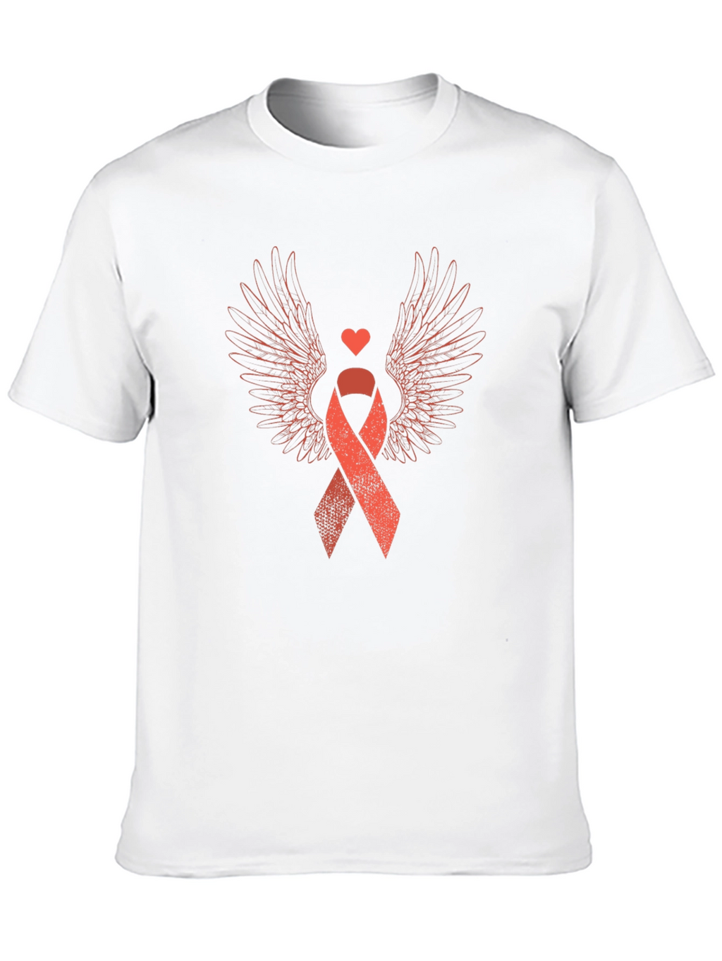 Heart & Wings Awareness Ribbon Graphic Tee