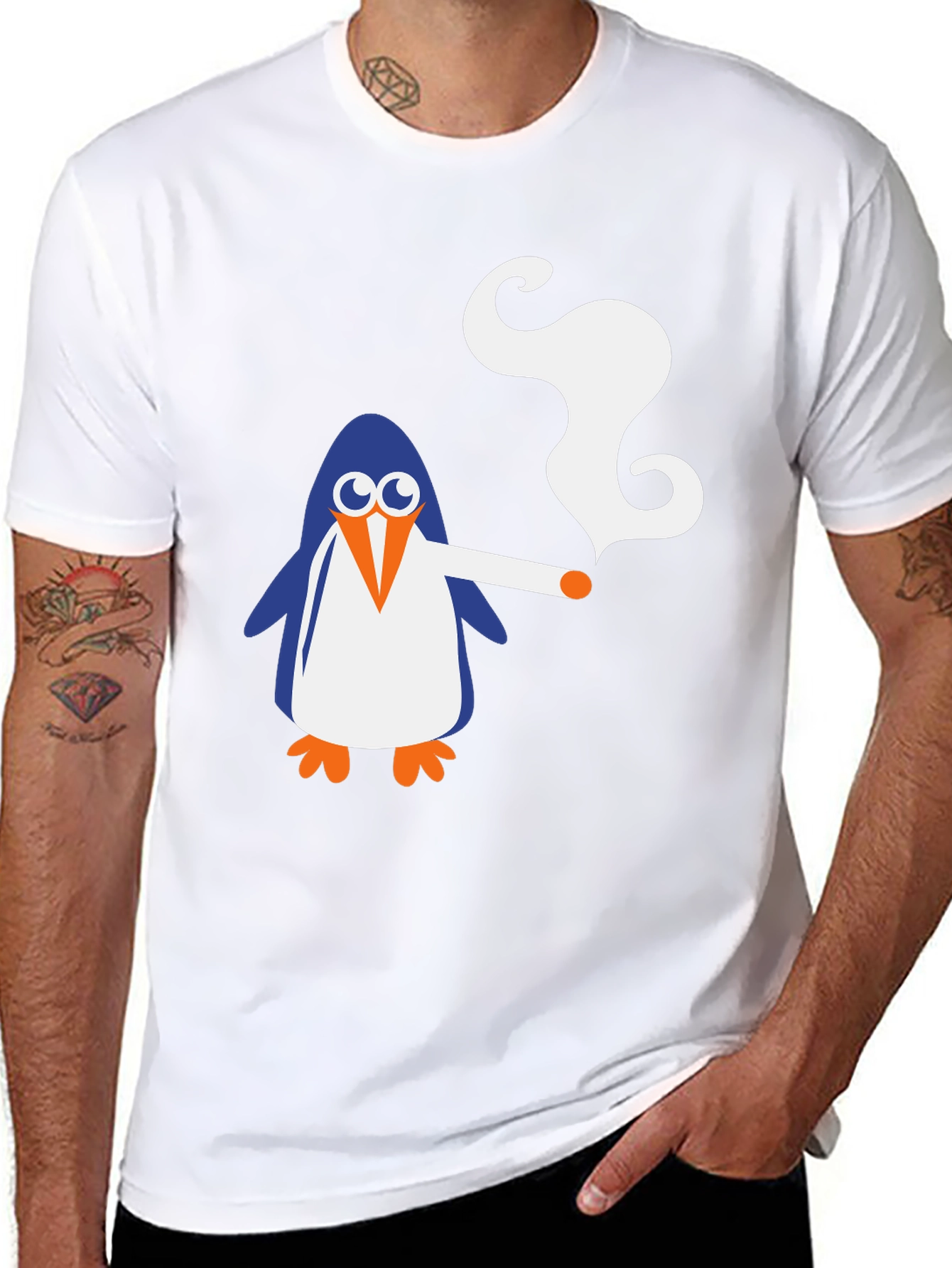 Penguin Vapor Graphic T-Shirt