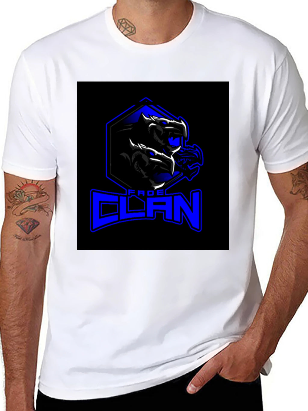 Black FROG CLAN Dragon Graphic T-Shirt