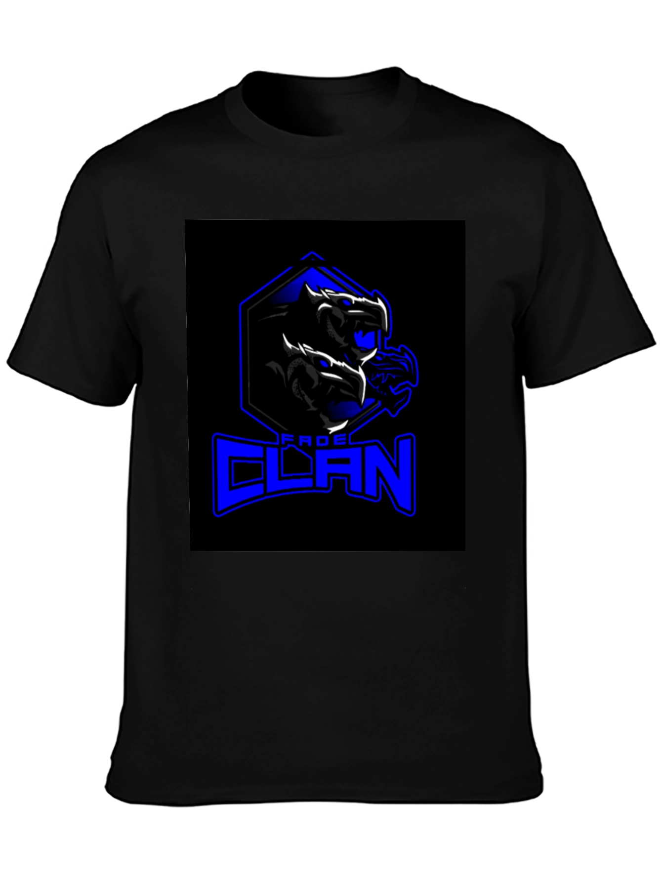 Black FROG CLAN Dragon Graphic T-Shirt