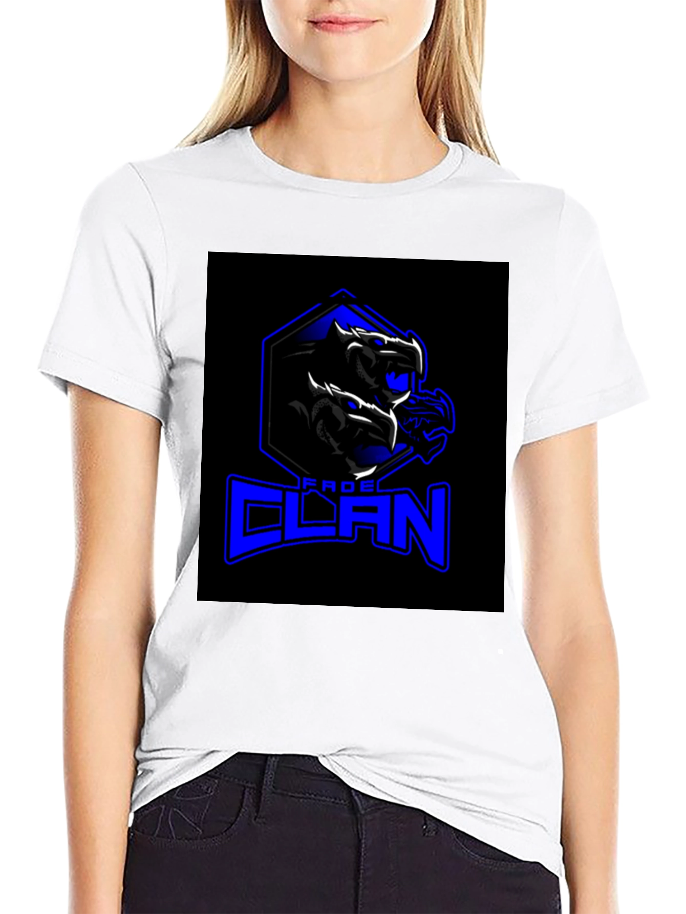 Black FROG CLAN Dragon Graphic T-Shirt