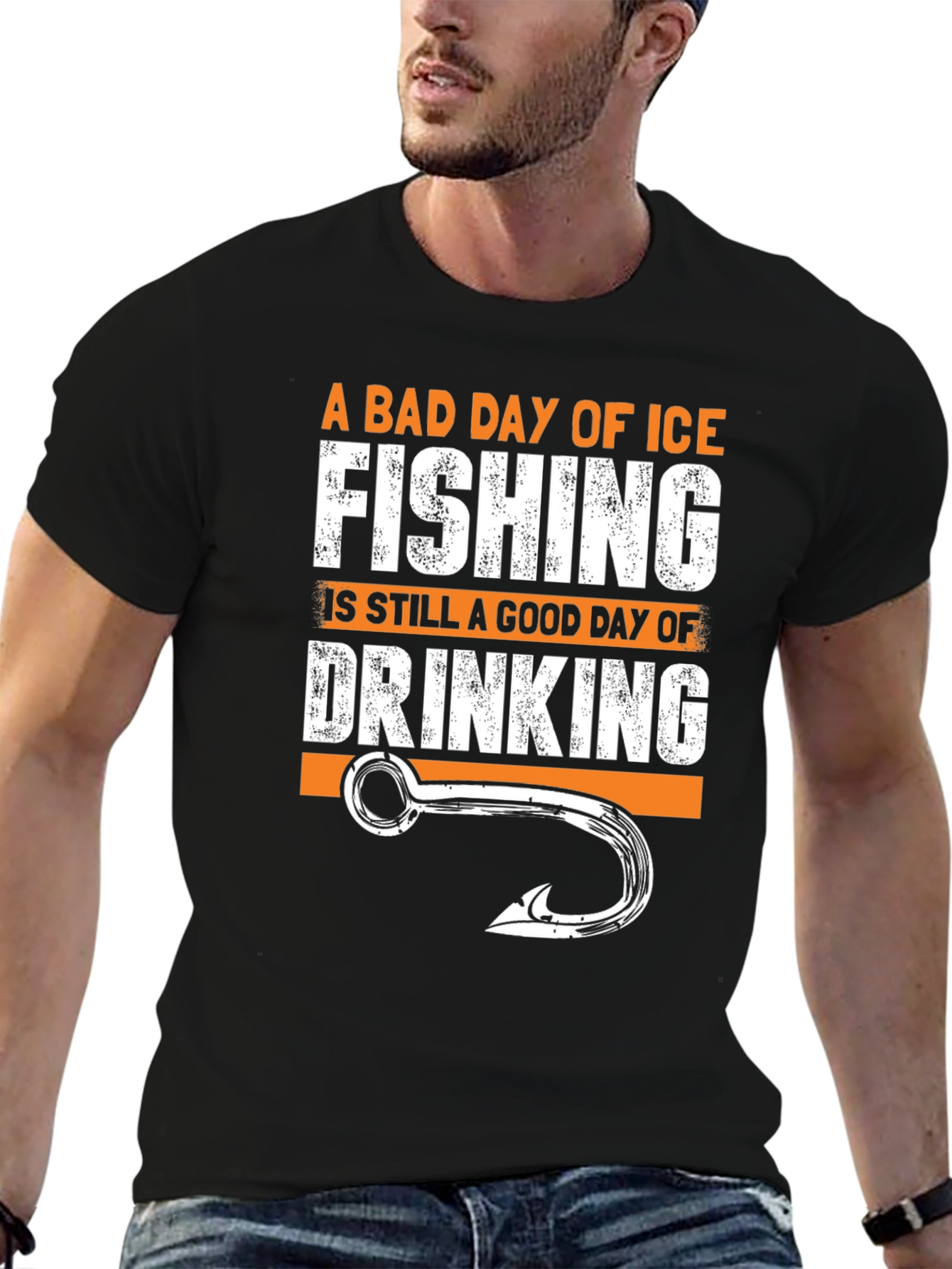 Ice Fishing Drinking T-Shirt