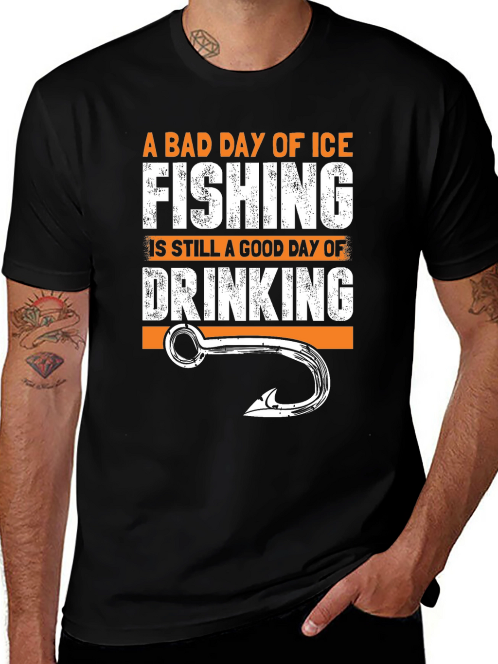 Ice Fishing Drinking T-Shirt