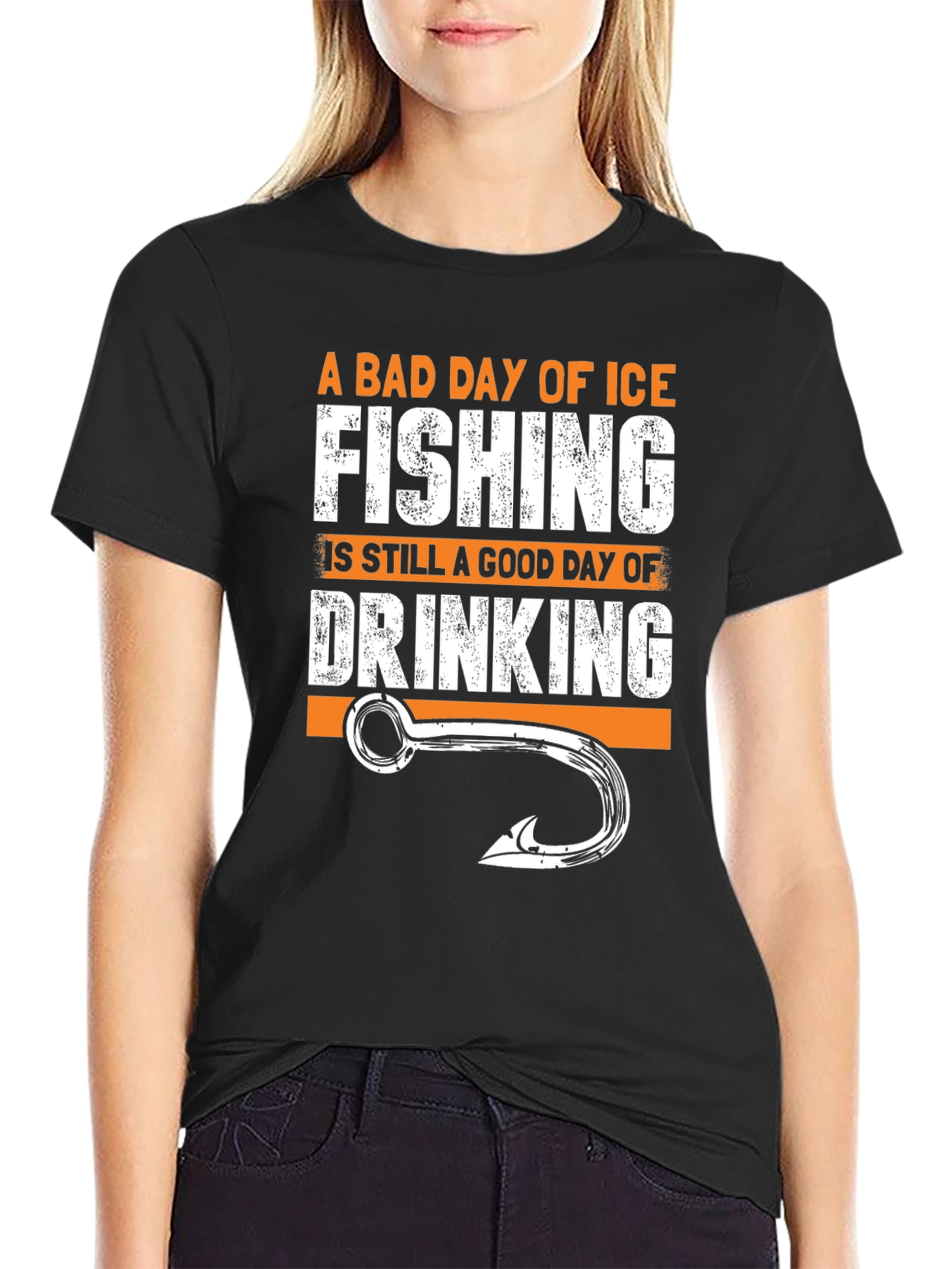 Ice Fishing Drinking T-Shirt