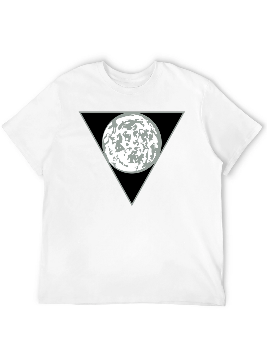 Abstract Graphic T-Shirt - Circle in Triangle