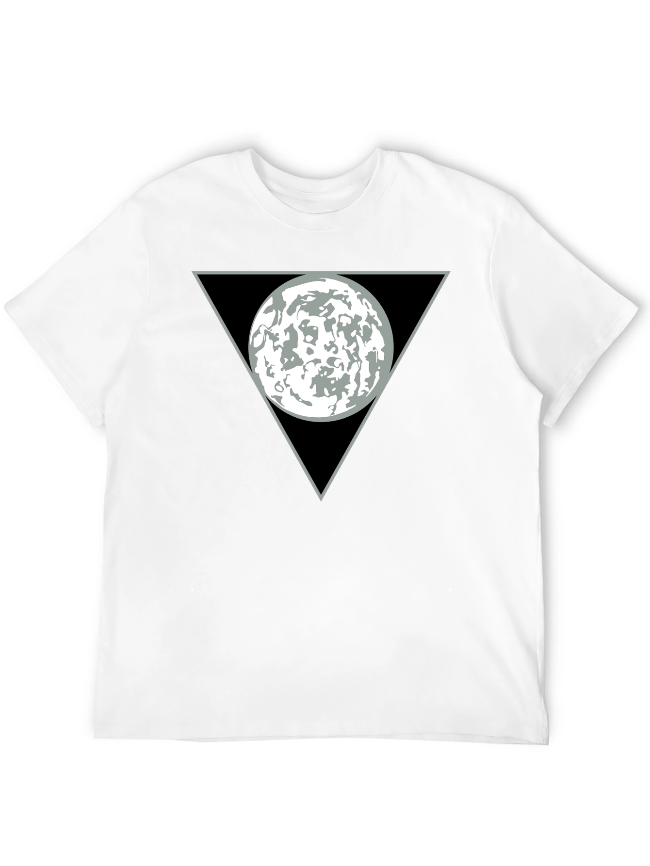 Abstract Graphic T-Shirt - Circle in Triangle