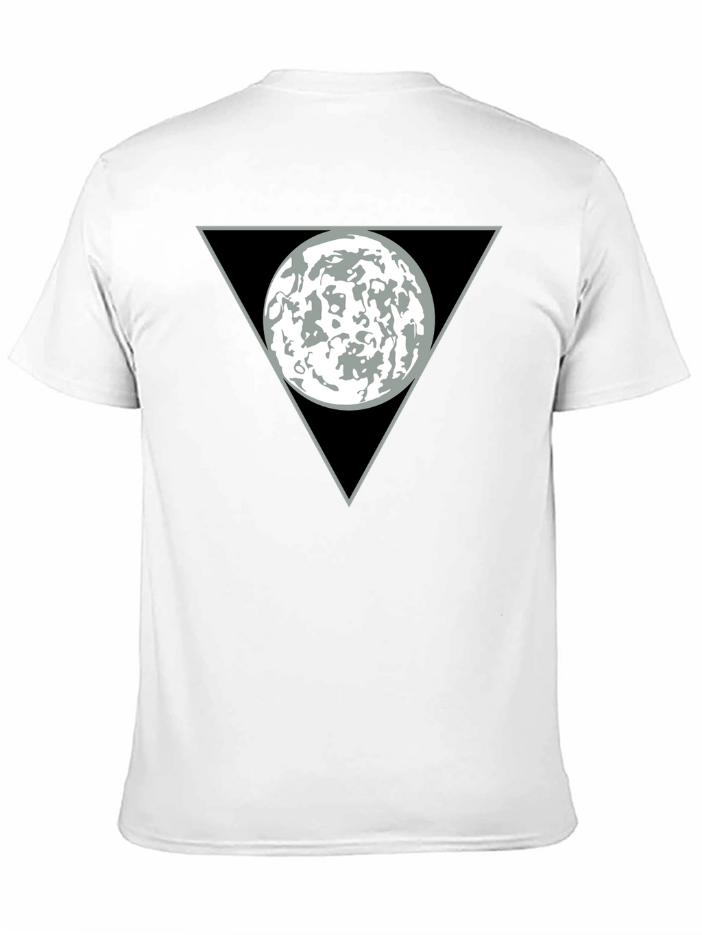 Abstract Graphic T-Shirt - Circle in Triangle