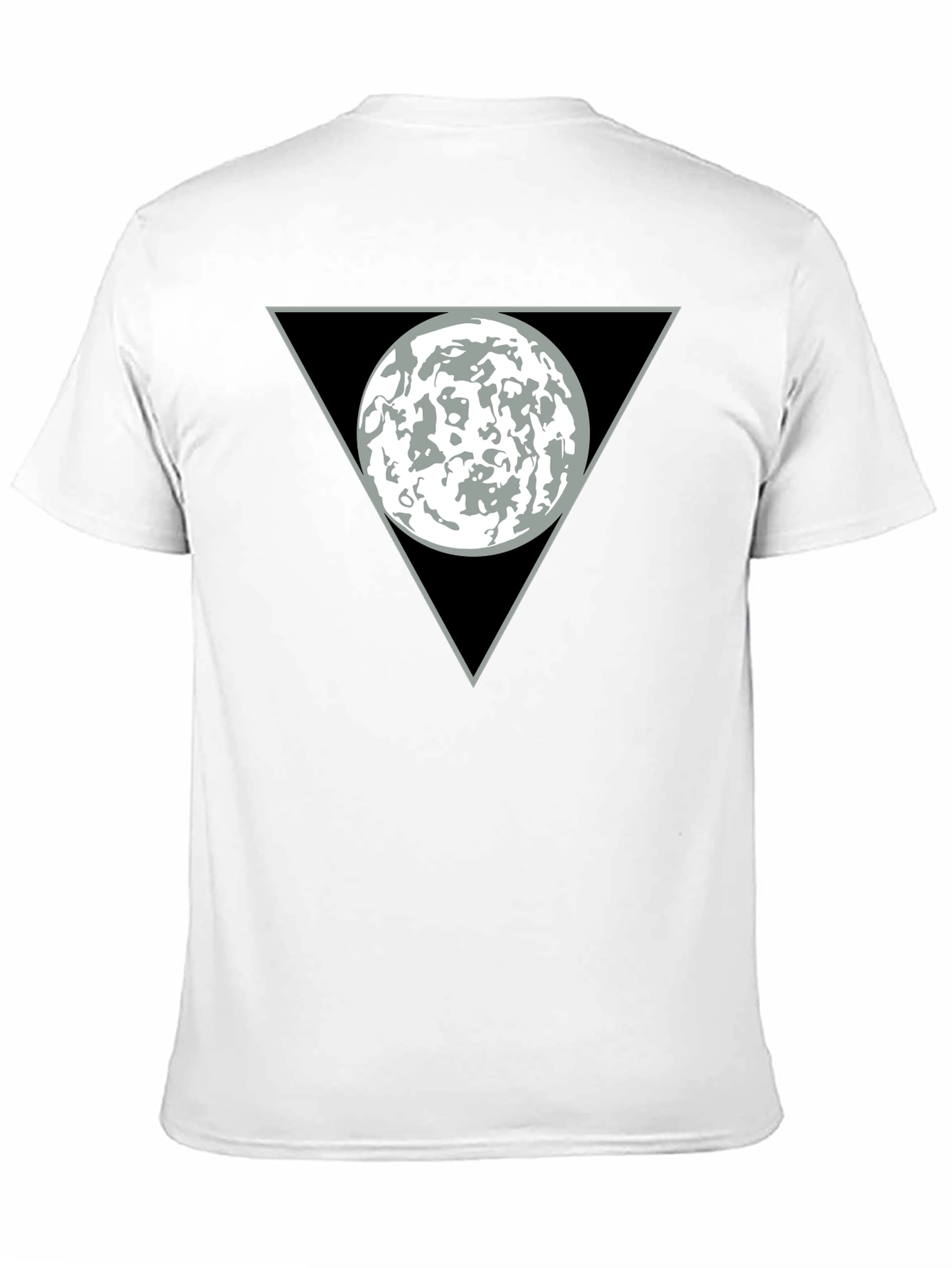 Abstract Graphic T-Shirt - Circle in Triangle