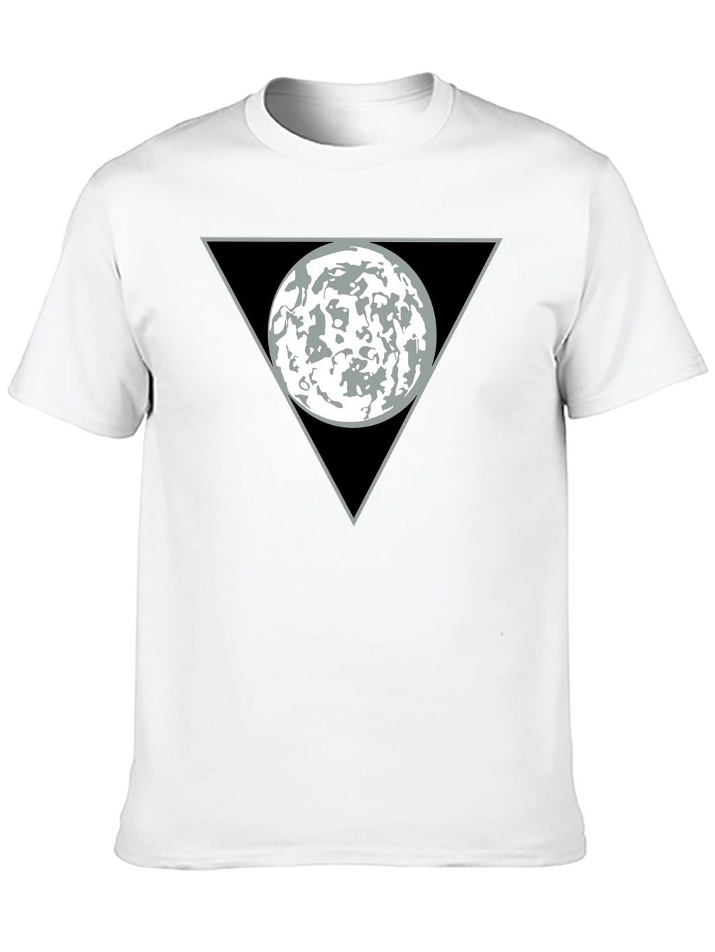 Abstract Graphic T-Shirt - Circle in Triangle