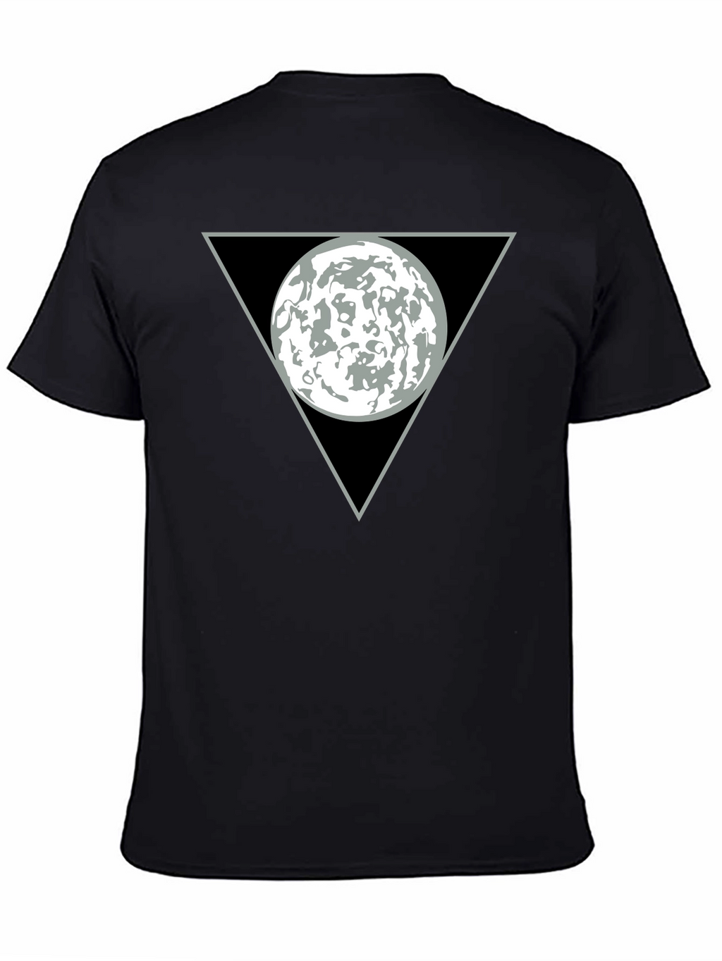 Abstract Graphic T-Shirt - Circle in Triangle