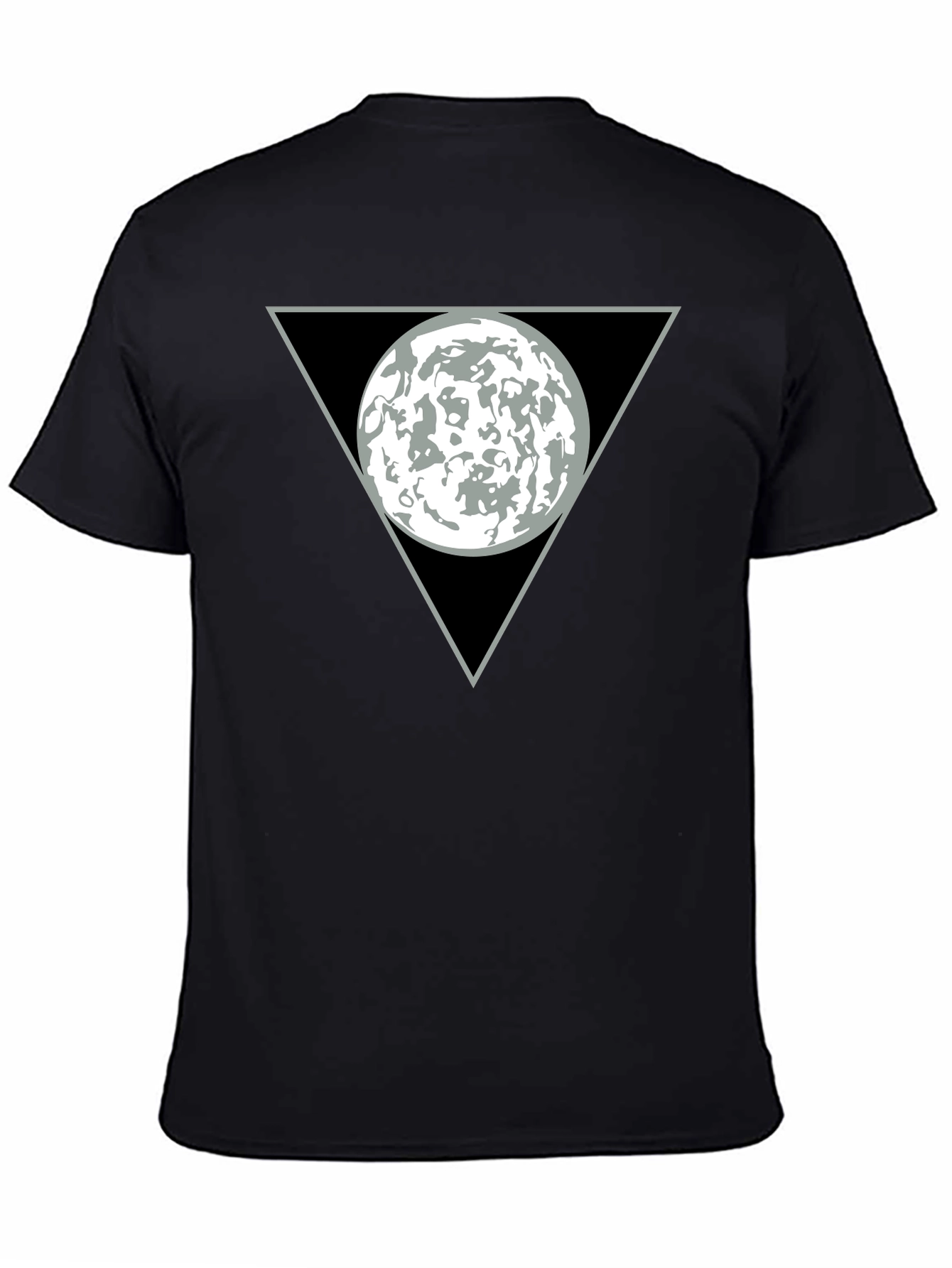 Abstract Graphic T-Shirt - Circle in Triangle