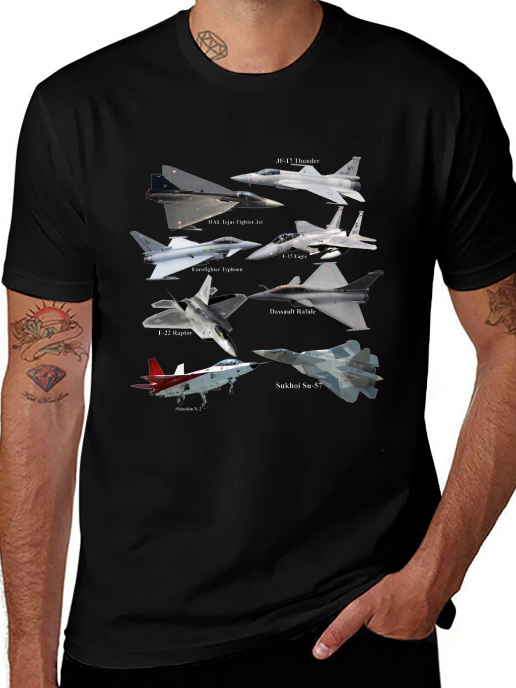 Fighter Jet T-Shirt - Military Aviation Tee