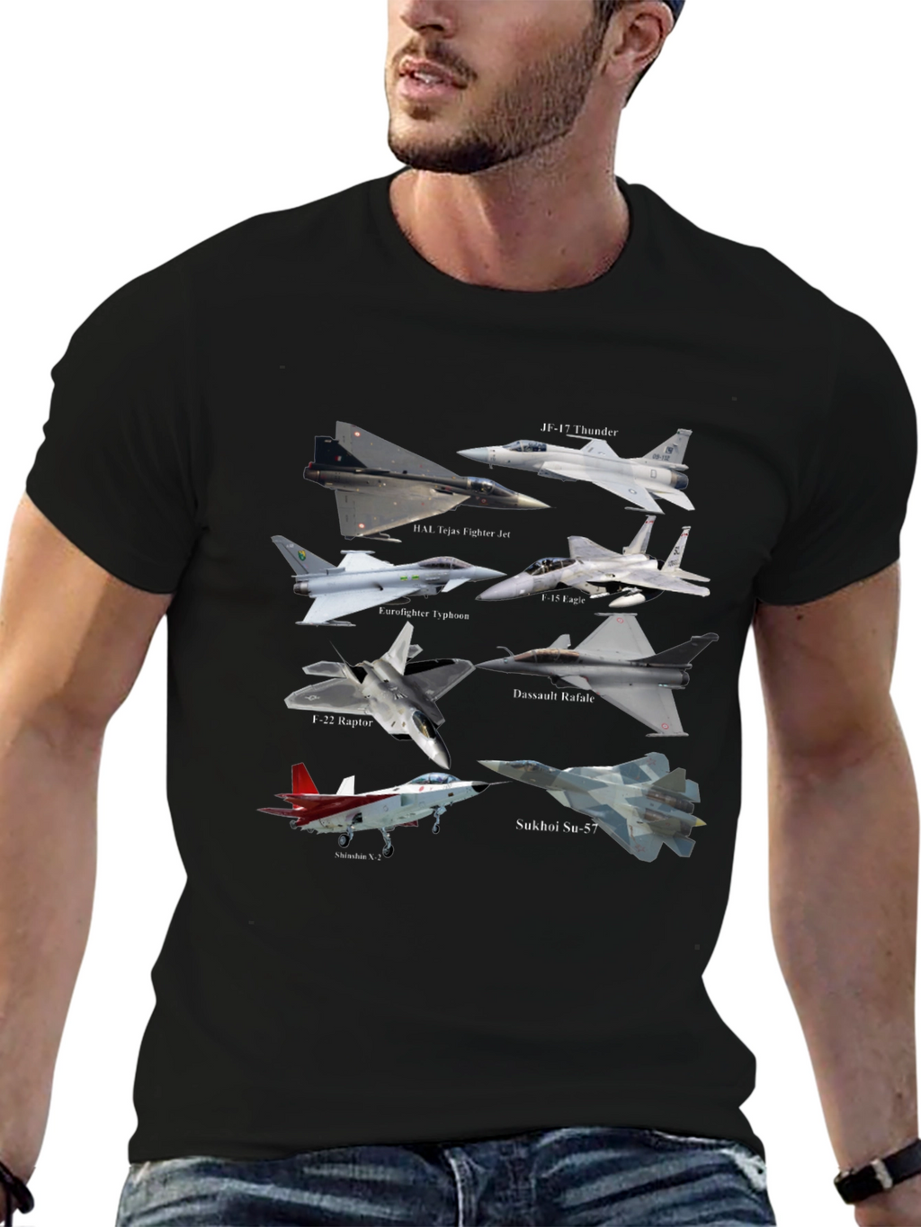 Fighter Jet T-Shirt - Military Aviation Tee
