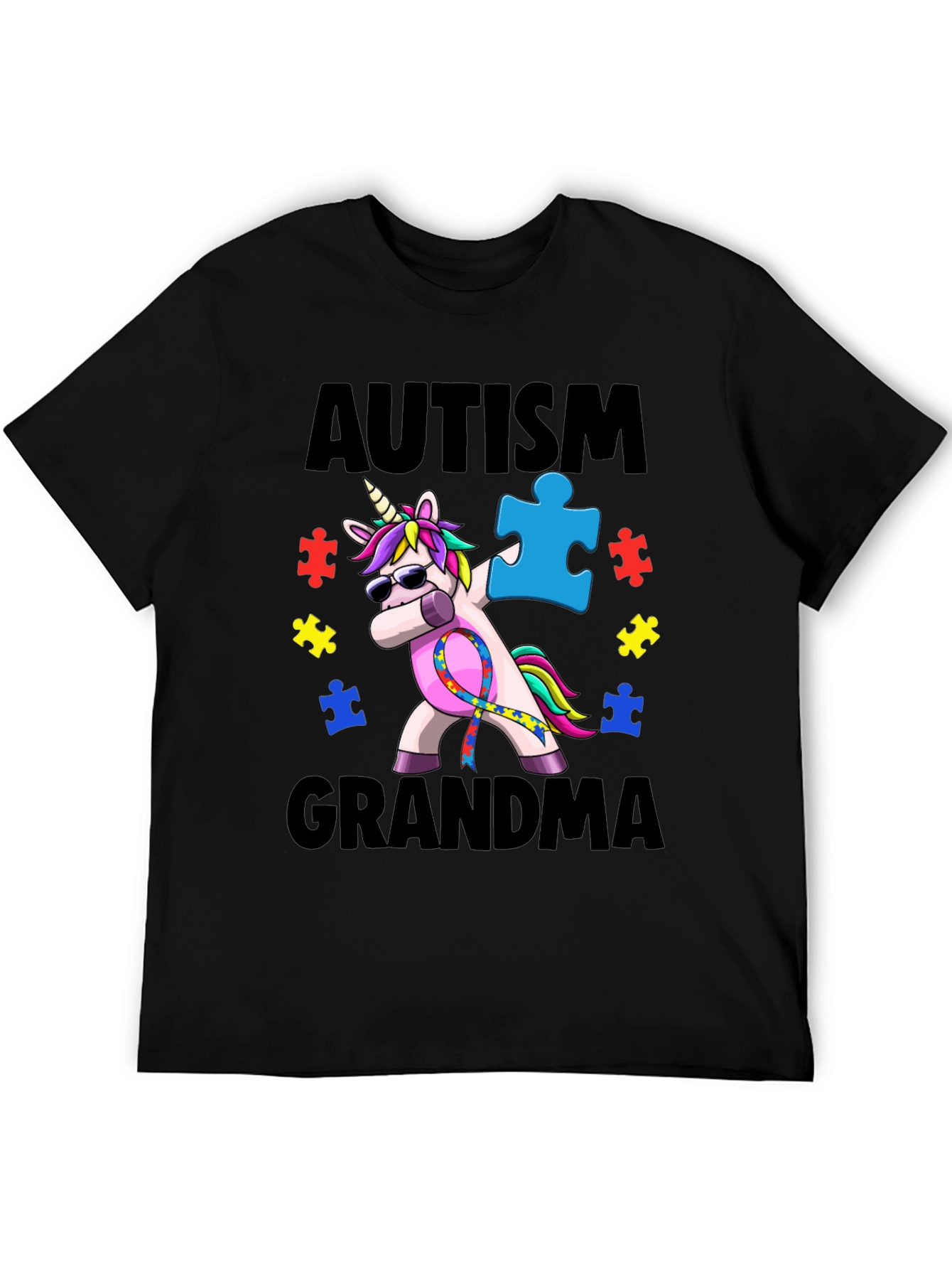 Autism Grandma Unicorn T-Shirt - Awareness Tee
