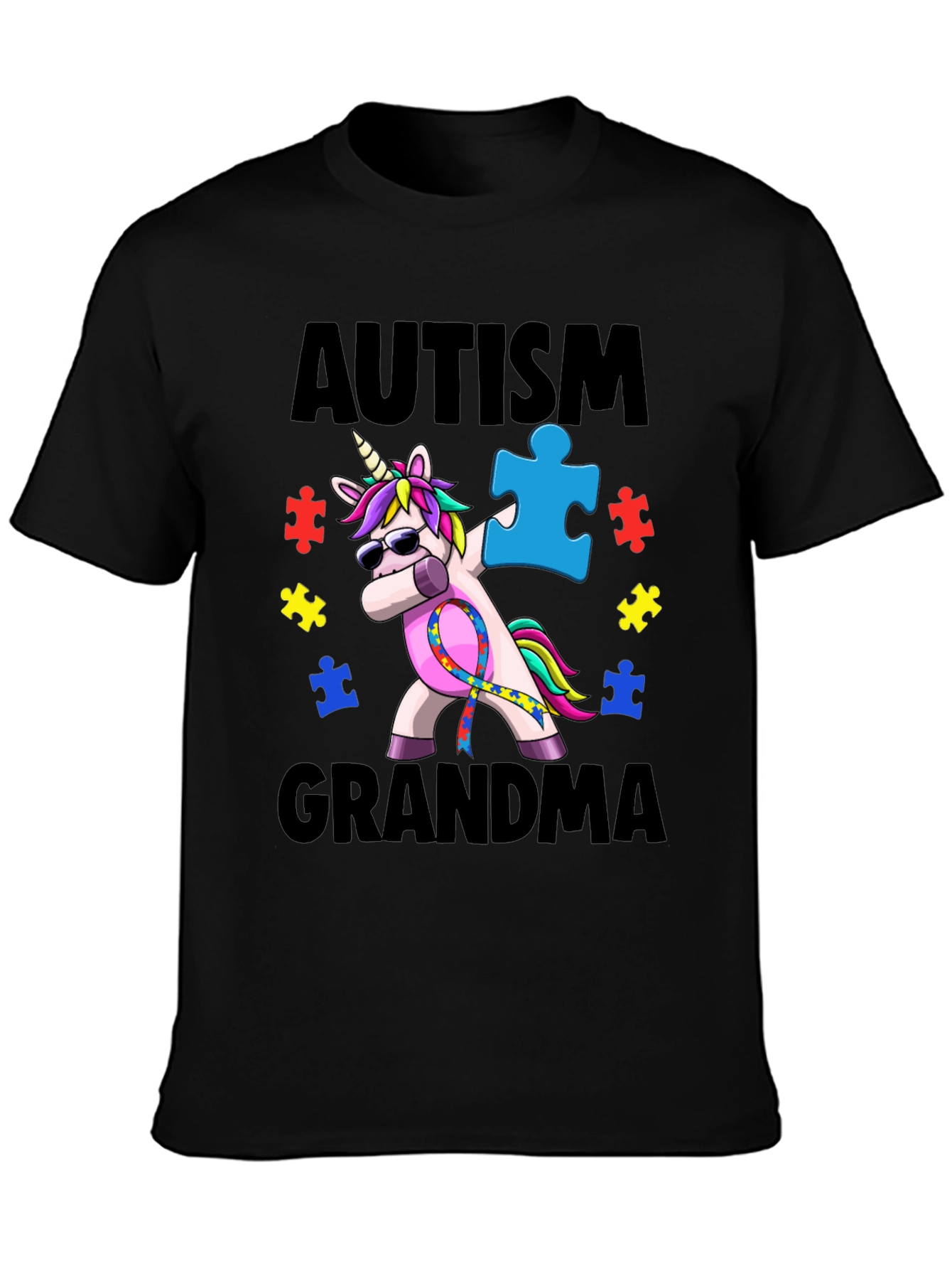 Autism Grandma Unicorn T-Shirt - Awareness Tee